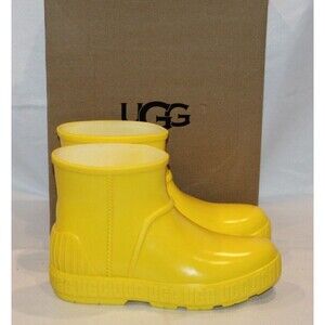 Girl's‎ Boots UGG Kids Drizlita Glitter Youth Sz 4 Yellow NEW